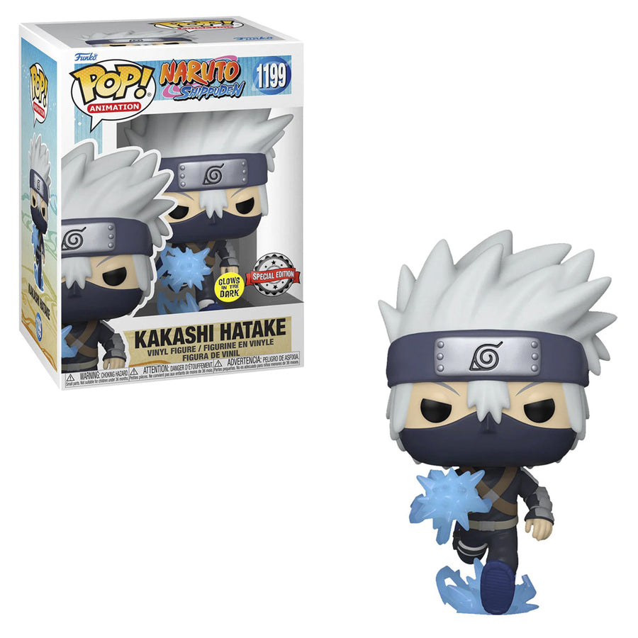 FUNKO POP NARUTO EXCLUSIVE - KAKASHI HATAKE (GLOWS IN THE DARK) 1199