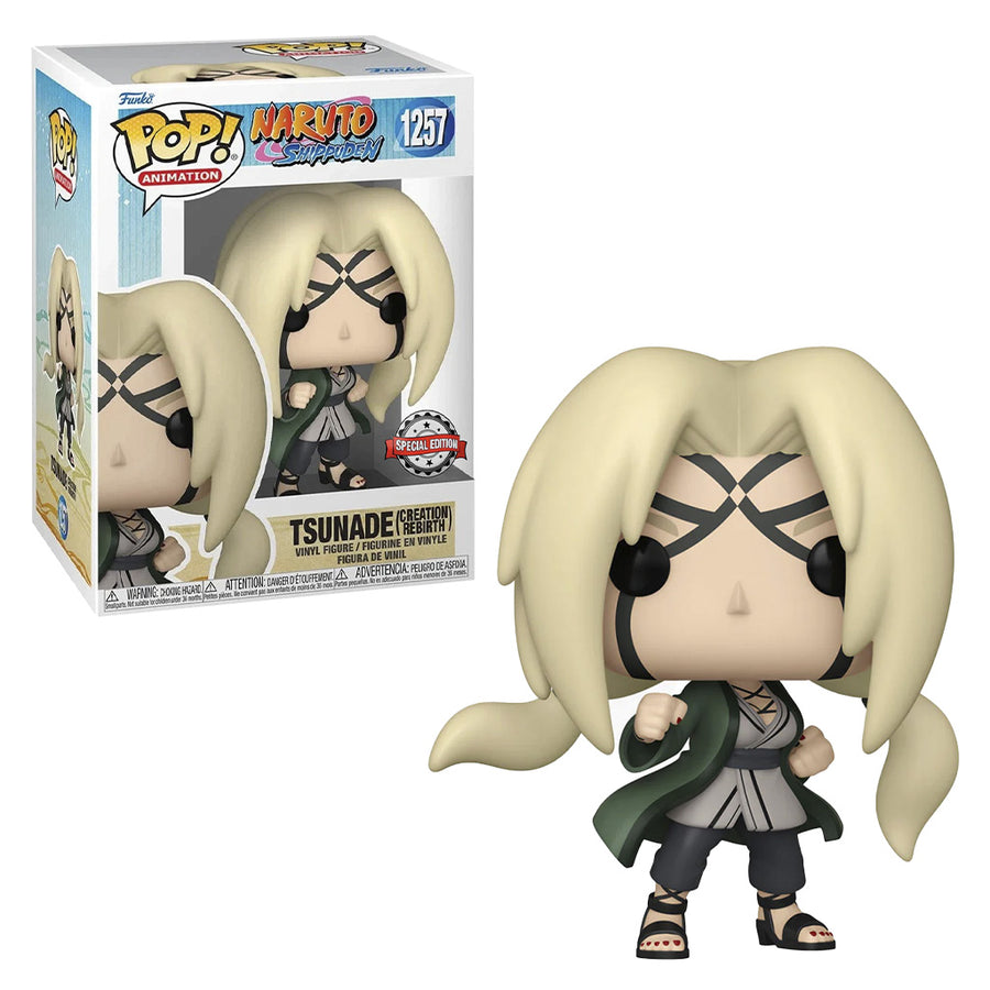FUNKO POP NARUTO SHIPPUDEN EXCLUSIVE - TSUNADE (CREATION REBIRTH) 1257 BRINDE