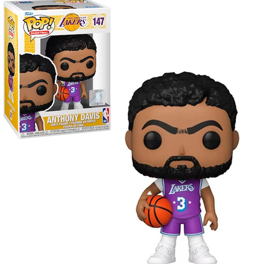 FUNKO POP NBA LAKERS - ANTHONY DAVIS 147 BRINDE