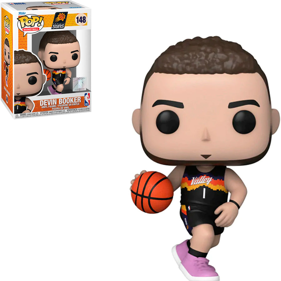 FUNKO POP NBA PHOENIX SUNS - DEVIN BOOKER 148 BRINDE