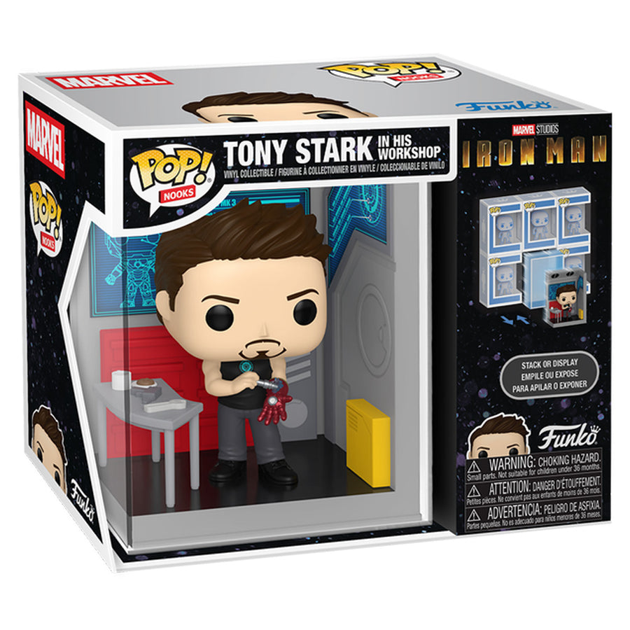 FUNKO POP NOOKS MARVEL IRON MAN - TONY STARK IN HIS WORKSHOP (86244)