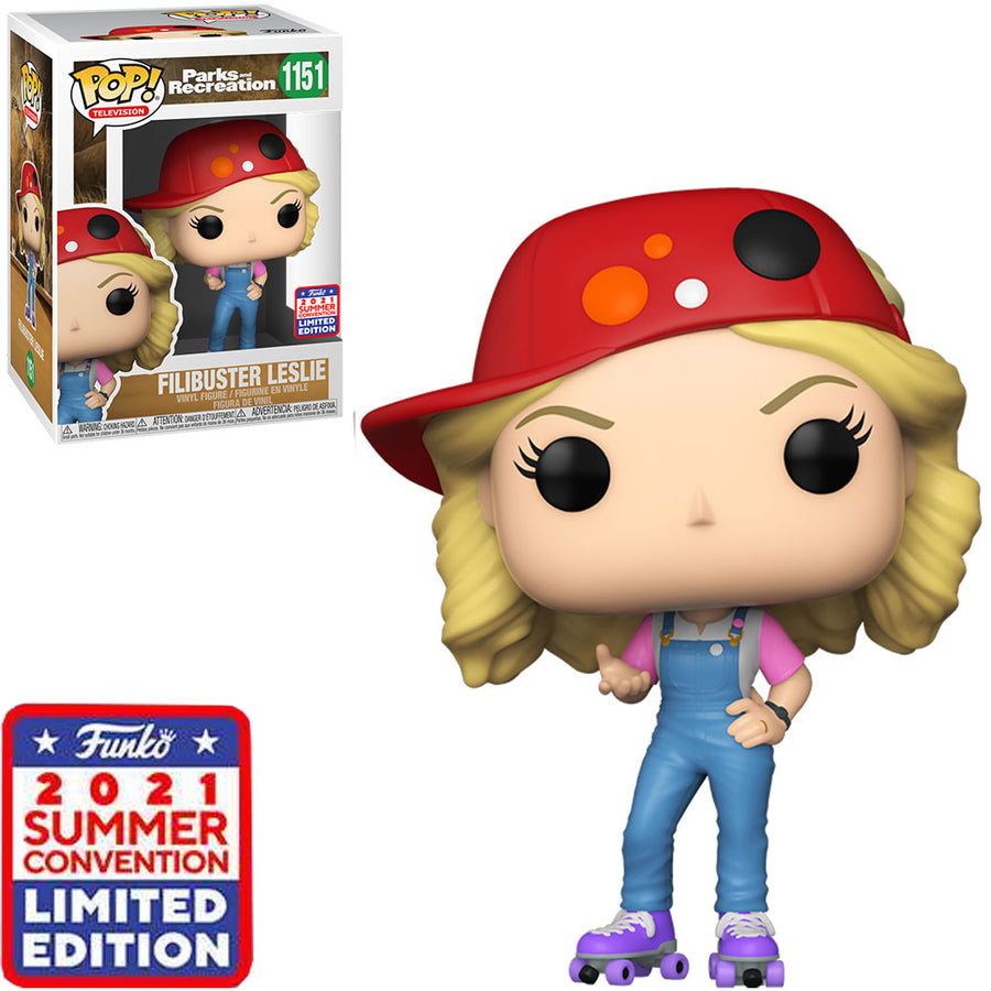 FUNKO POP PARKS AND RECREATION SDCC 2021 EXCLUSIVE - FILIBUSTER LESLIE 1151 BRINDE