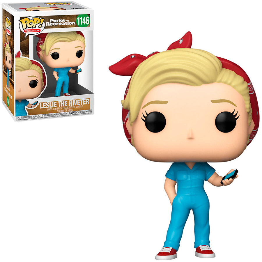 FUNKO POP PARKS AND RECREATION - LESLIE THE RIVETER 1146 BRINDE