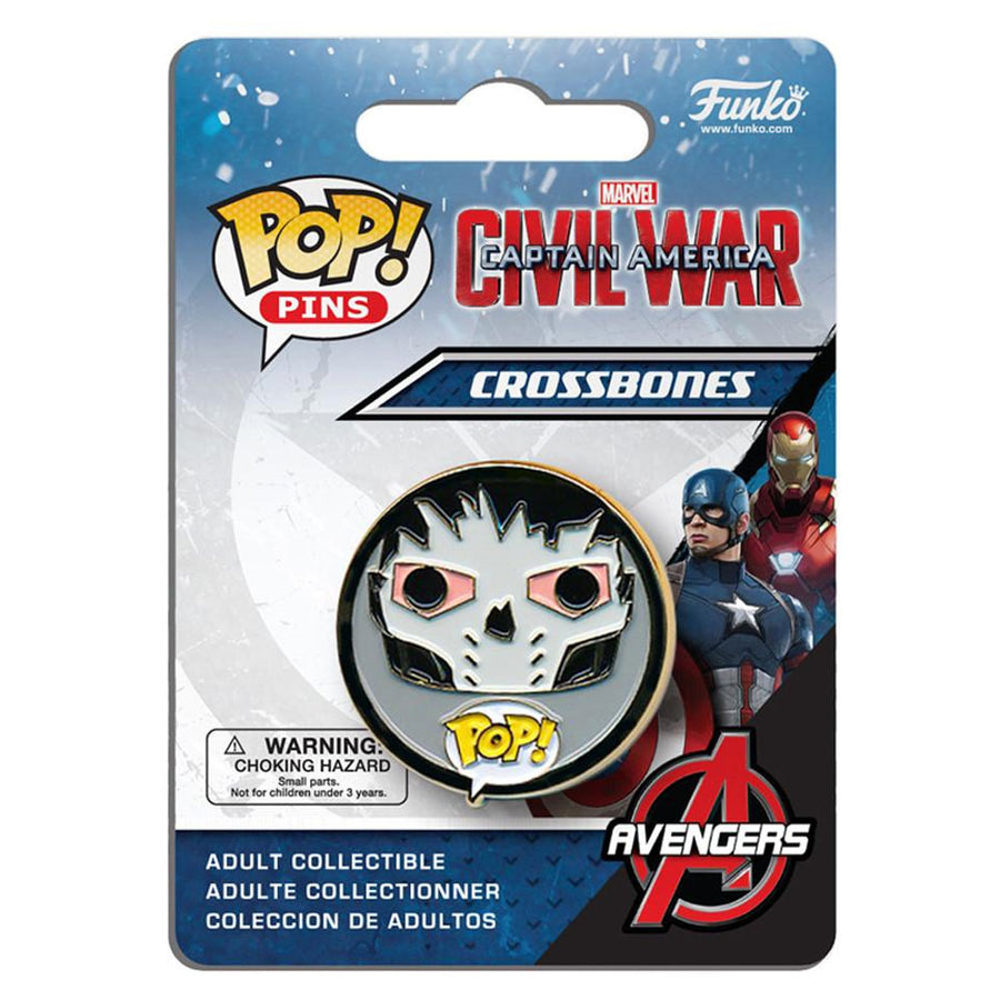 FUNKO POP PINS CAPTAIN AMERICA CROSSBONES
