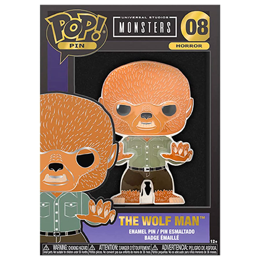 FUNKO POP PINS UNIVERSAL MONSTERS - THE WOLF MAN 08