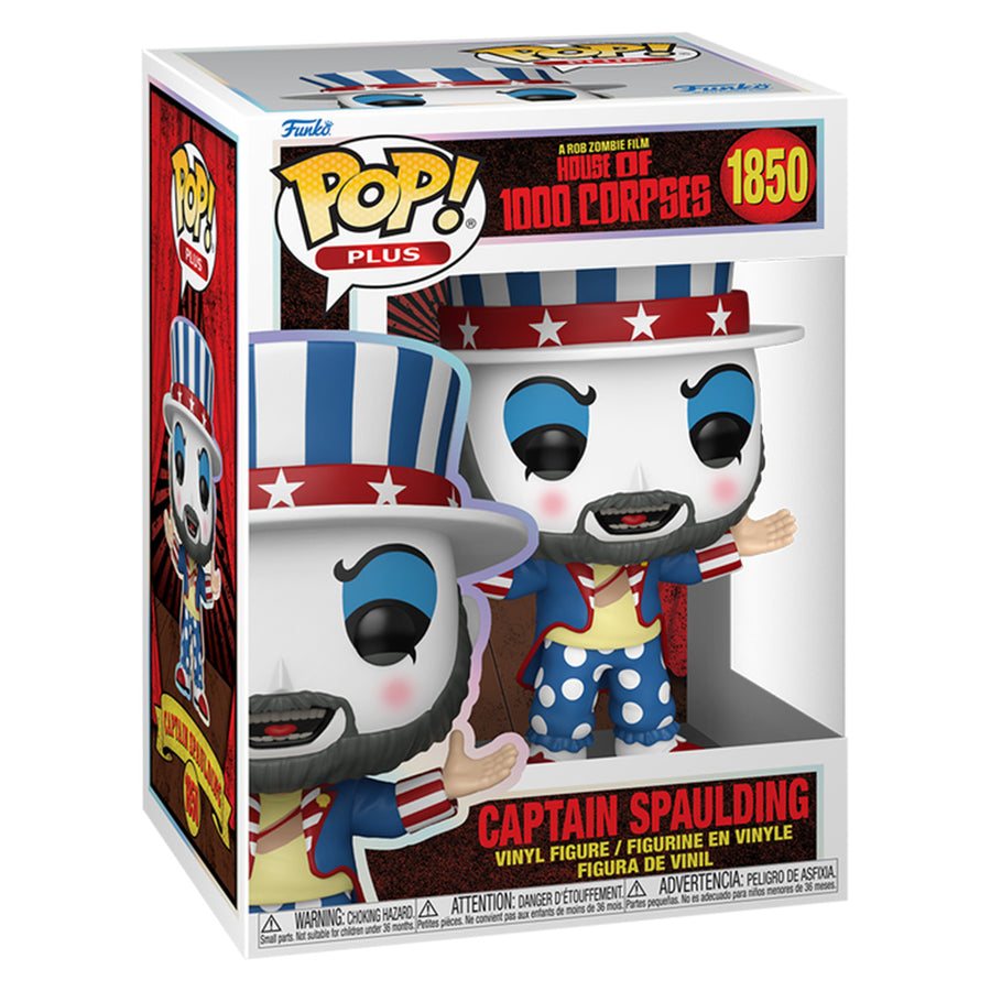 FUNKO POP PLUS HOUSE OF THE 1000 CORPSES - CAPTAIN SPAULDING 1850 BRINDE