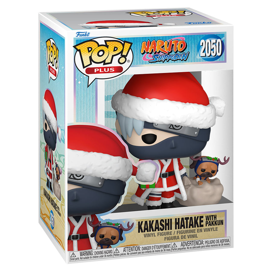 FUNKO POP PLUS NARUTO SHIPPUDEN HOLIDAY - KAKASHI HATAKE WITH PAKKUN 2050