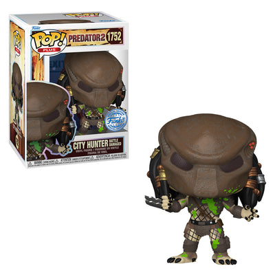 FUNKO POP PLUS PREDATOR 2 EXCLUSIVE - CITY HUNTER (BATTLE DAMAGED) 1752