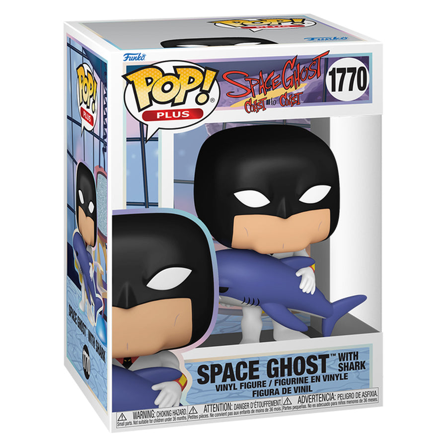 FUNKO POP PLUS SPACE GHOST COAST TO COAST - SPACE GHOST WITH SHARK 1770