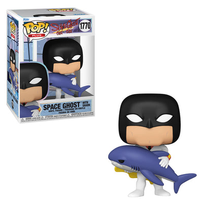 FUNKO POP PLUS SPACE GHOST COAST TO COAST - SPACE GHOST WITH SHARK 1770