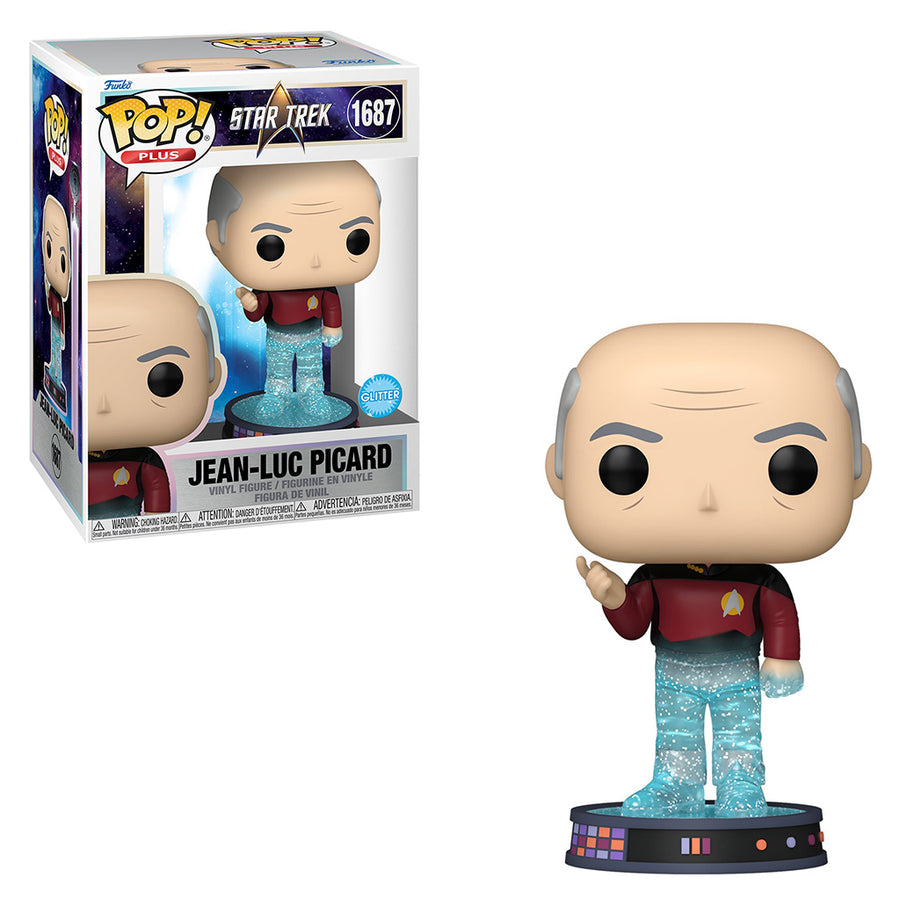 FUNKO POP PLUS STAR TREK - JEAN-LUC PICARD 1687 (GLITTER) BRINDE