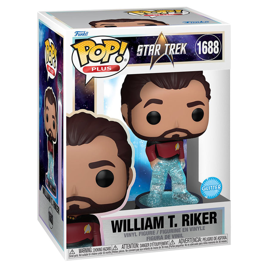 FUNKO POP PLUS STAR TREK - WILLIAM T.RIKER 1688 (GLITTER)