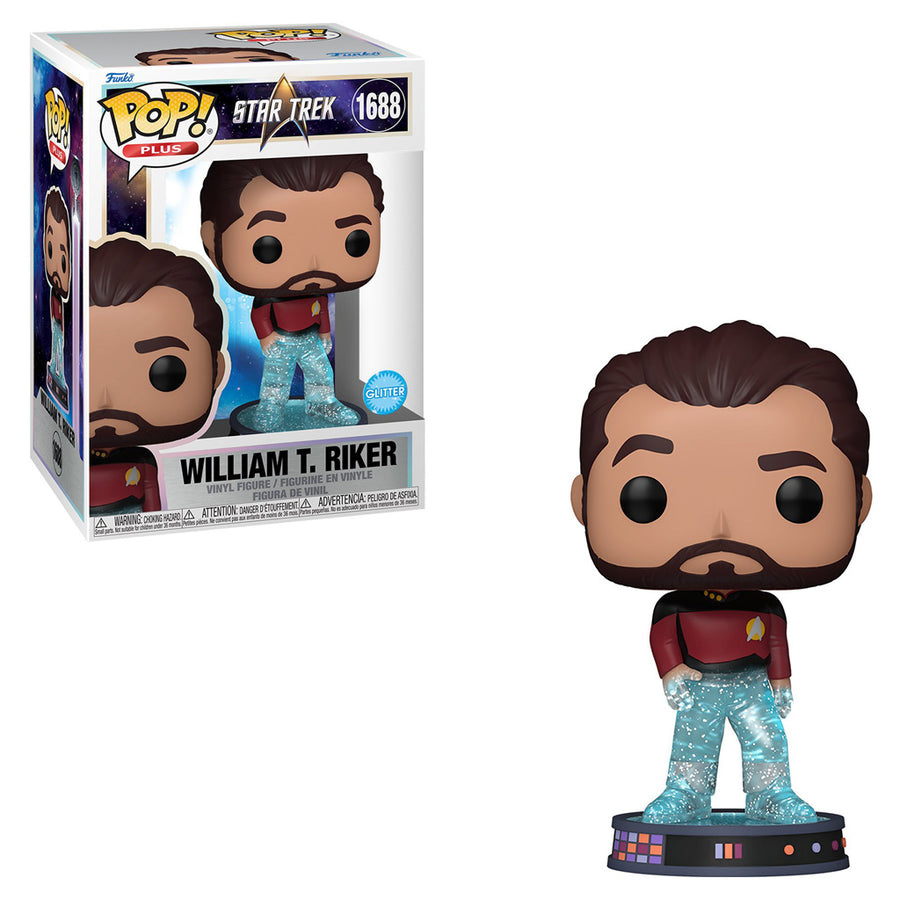 FUNKO POP PLUS STAR TREK - WILLIAM T.RIKER 1688 (GLITTER)