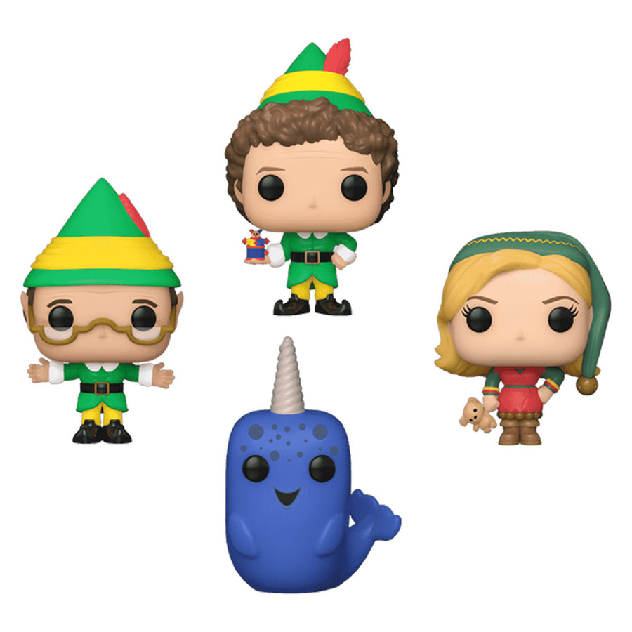 FUNKO POP POCKET ELF TREE HOLIDAY 4-PACK (73918)