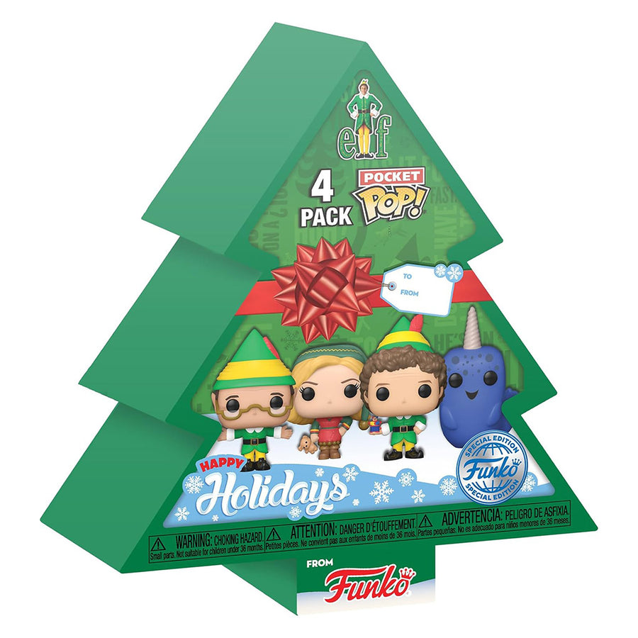 FUNKO POP POCKET ELF TREE HOLIDAY 4-PACK (73918)