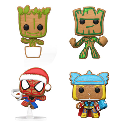 FUNKO POP POCKET MARVEL HAPPY HOLIDAYS 4-PACK (65541)