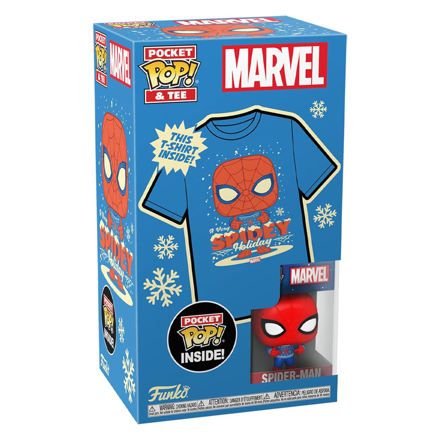 FUNKO POP POCKET & TEE MARVEL SPIDER-MAN - TAMANHO LG (72947)