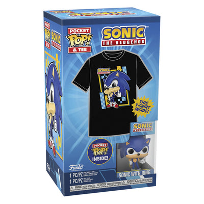 FUNKO POP POCKET & TEE SONIC - TAMANHO M (70390)
