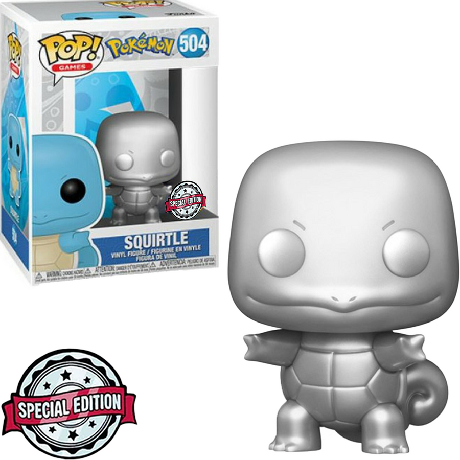 FUNKO POP POKÉMON EXCLUSIVE - SQUIRTLE 504 BRINDE