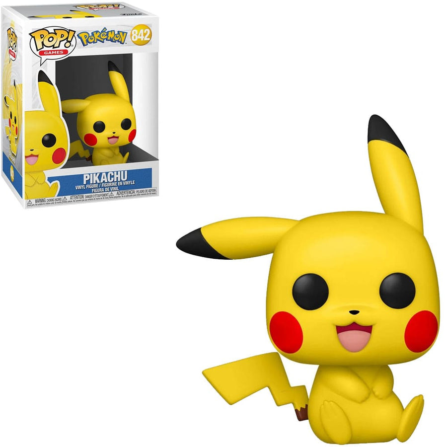 FUNKO POP GAMES POKÉMON - PIKACHU 842 BRINDE