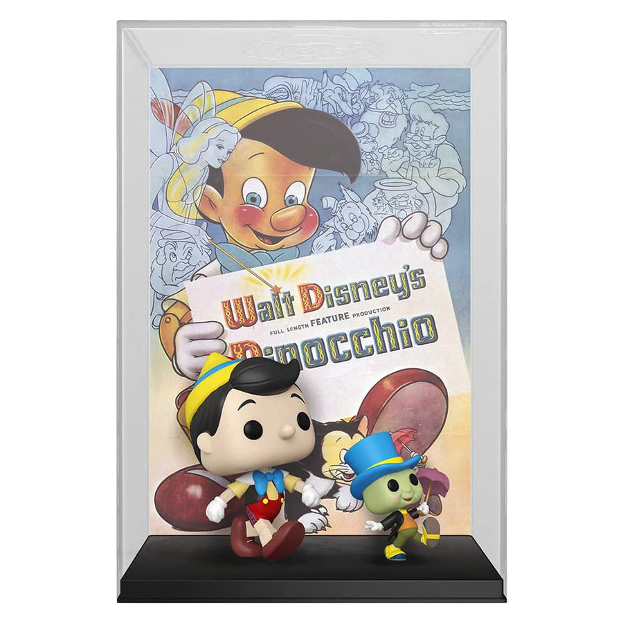 FUNKO POP POSTERS DISNEY 100TH - PINOCCHIO & JIMINY CRICKET 08