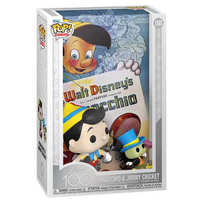 FUNKO POP POSTERS DISNEY 100TH - PINOCCHIO & JIMINY CRICKET 08