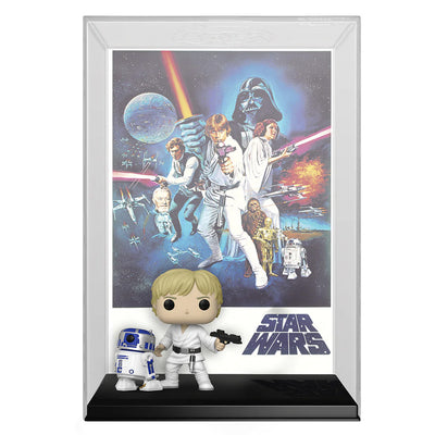 FUNKO POP POSTERS STAR WARS: A NEW HOPE - LUKE SKYWALKER WITH R2-D2