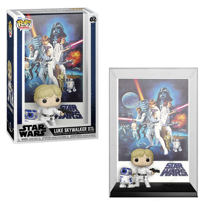 FUNKO POP POSTERS STAR WARS: A NEW HOPE - LUKE SKYWALKER WITH R2-D2