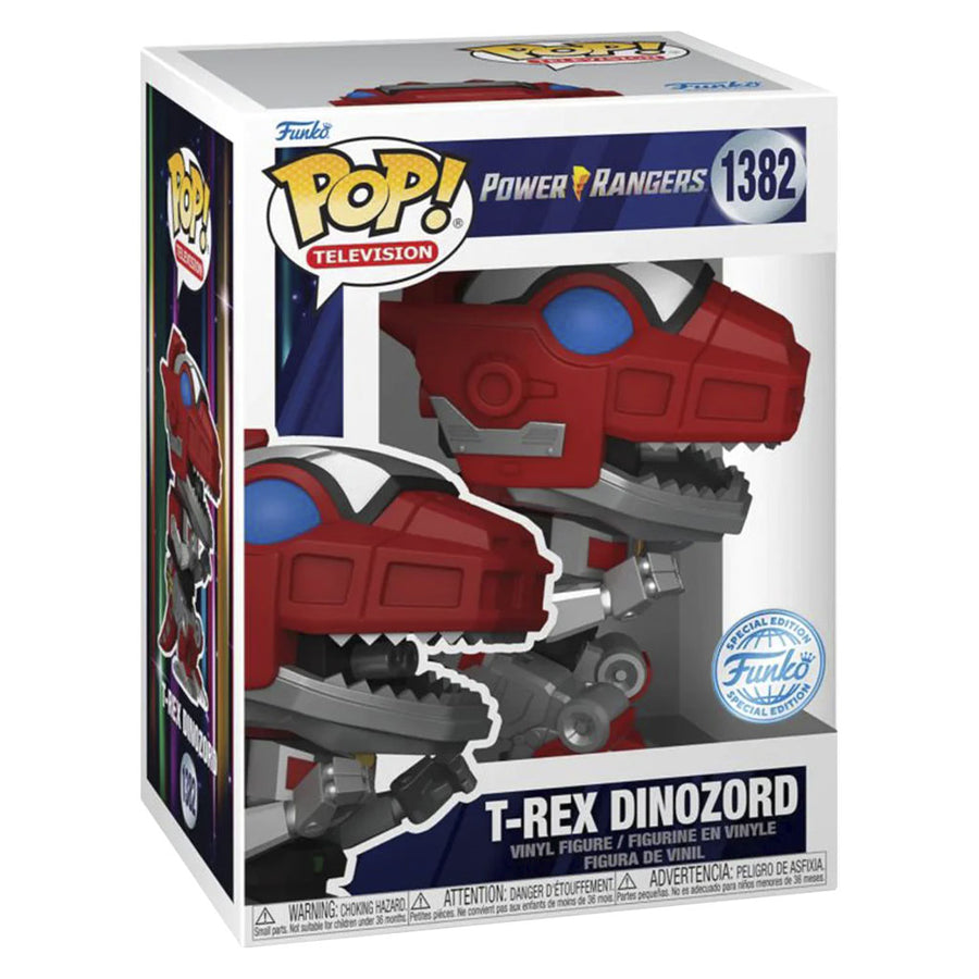 FUNKO POP TELEVISION POWER RANGERS 30TH ANNIVERSARY EXCLUSIVE - T-REX DINOZORD 1382