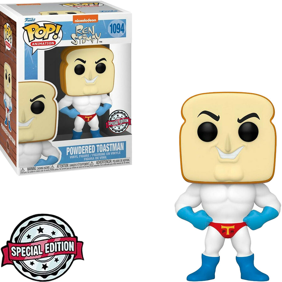 FUNKO POP REN AND STIMPY EXCLUSIVE - POWDERED TOASTMAN 1094