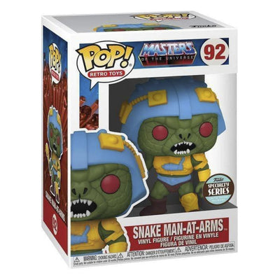 FUNKO POP RETRO TOYS MASTERS OF THE UNIVERSE EXCLUSIVE - SNAKE MAN-AT-ARMS 92