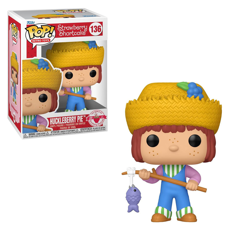 FUNKO POP RETRO TOYS STRAWBERRY SHORTCAKE - HUCKLEBERRY PIE 136 BRINDE