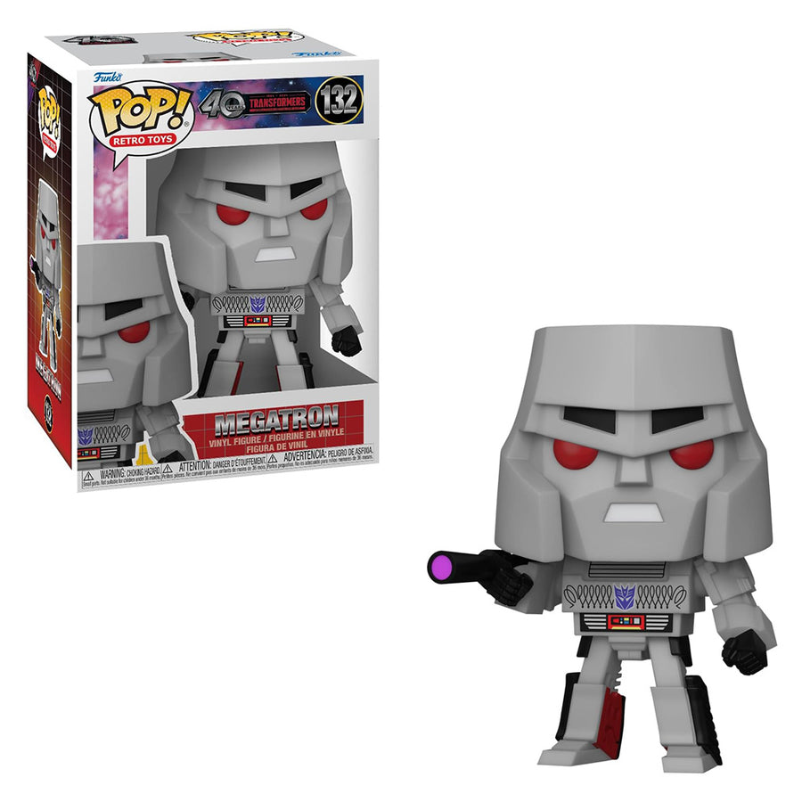 FUNKO POP RETRO TOYS TRANSFORMERS GENERATION 40TH ANNIVERSARY - MEGATRON 132 BRINDE
