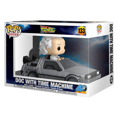 FUNKO POP RIDES BACK TO THE FUTURE - DOC WITH TIME MACHINE 133
