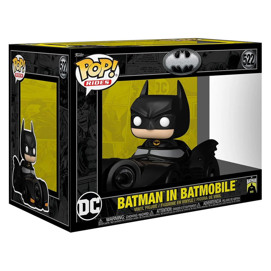 FUNKO POP RIDES BATMAN 85TH ANNIVERSARY - BATMAN IN BATMOBILE 522