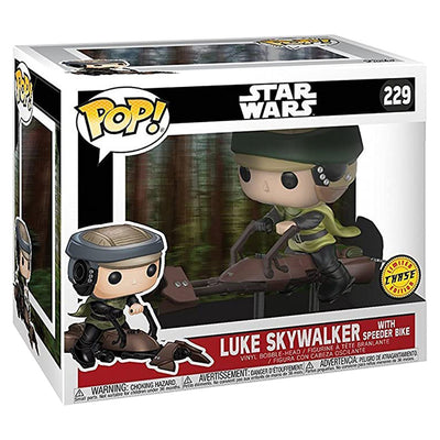 FUNKO POP RIDES CHASE STAR WARS - LUKE SKYWALKER WITH SPEEDER BIKE 229