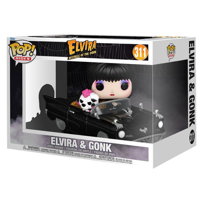 FUNKO POP RIDES ELVIRA MISTRESS OF THE DARK - ELVIRA & GONK 311