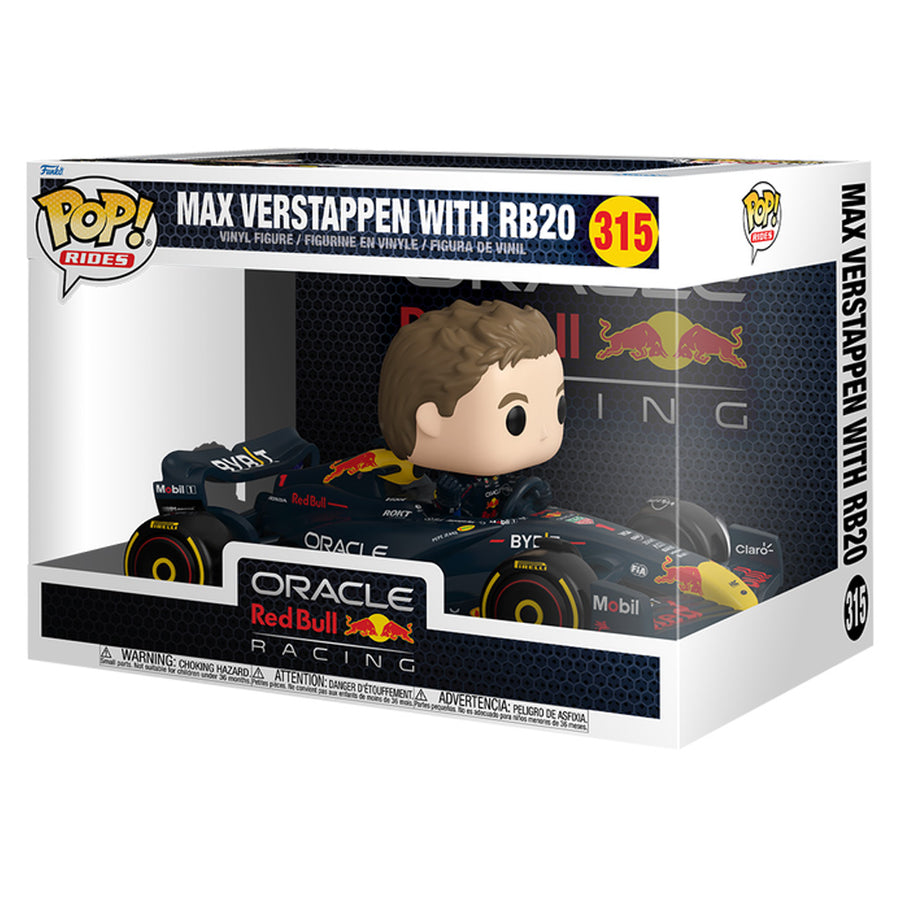 FUNKO POP RIDES FORMULA 1: ORACLE REDBULL RACING - MAX VERSTAPPEN WITH RB20 315