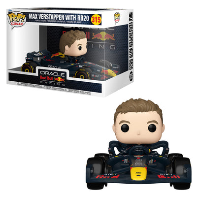 FUNKO POP RIDES FORMULA 1: ORACLE REDBULL RACING - MAX VERSTAPPEN WITH RB20 315 BRINDE