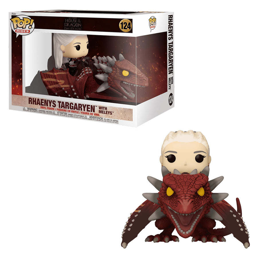 FUNKO POP RIDES GAME OF THRONES: HOUSE OF THE DRAGON - RHAENYS TARGARYEN WITH MELEYS 124