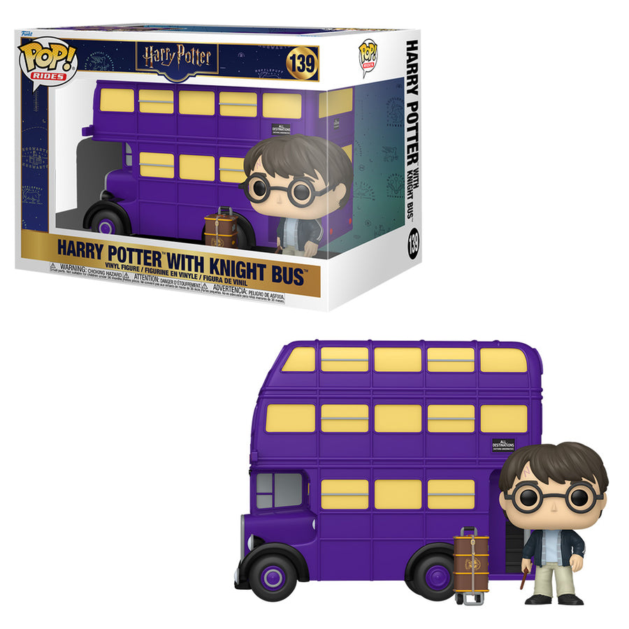 FUNKO POP RIDES HARRY POTTER - HARRY POTTER WITH KNIGHT BUS 139