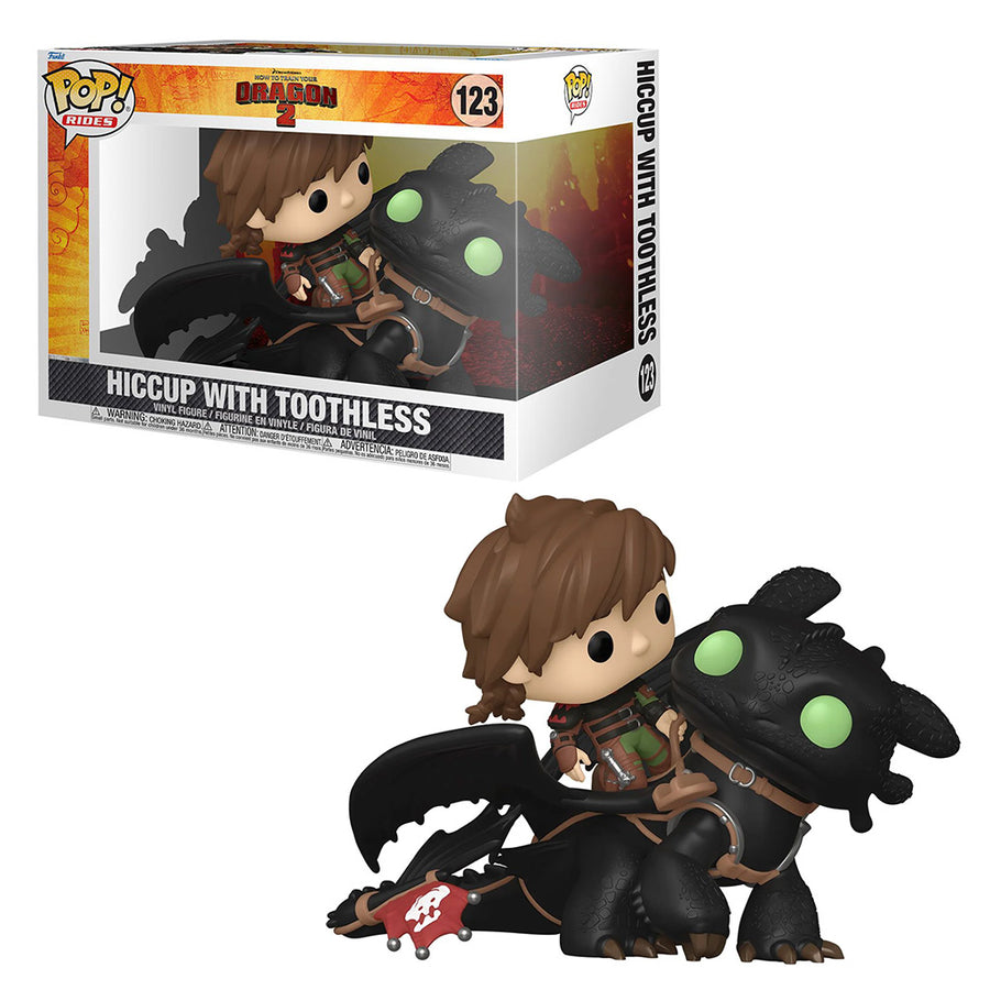 FUNKO POP RIDES HOW TO TRAIN YOUR DRAGON 2 - HICCUP WITH TOOTHLESS 123