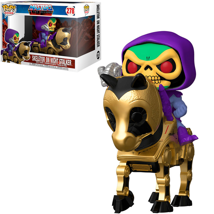 FUNKO POP RIDES MASTERS OF THE UNIVERSE - SKELETOR ON NIGHT STALKER 278 BRINDE