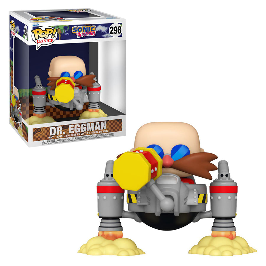 FUNKO POP RIDES SONIC THE HEDGERHOG - DR. EGGMAN 298 BRINDE
