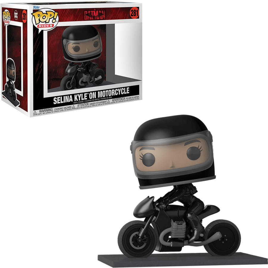 FUNKO POP RIDES THE BATMAN - SELINA KYLE ON MOTORCYCLE 281 BRINDE