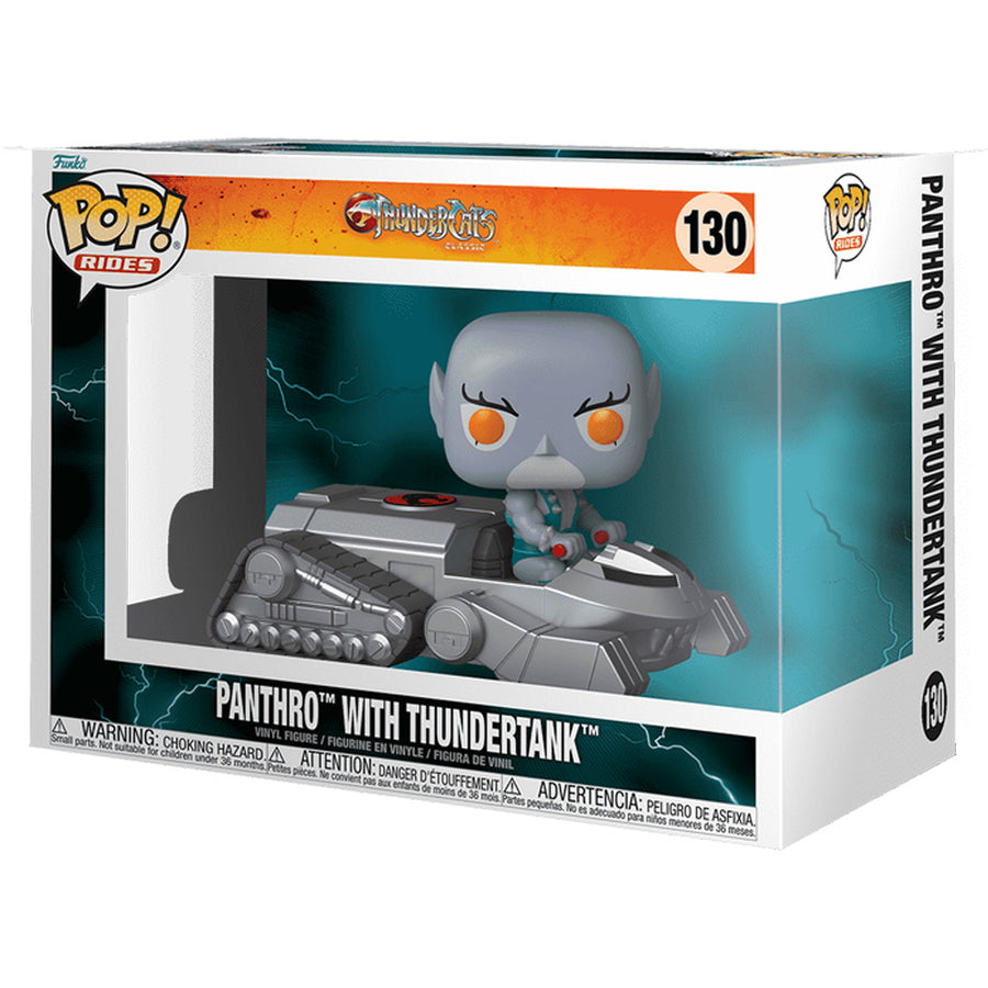 FUNKO POP RIDES THUNDERCATS CLASSIC - PANTHRO WITH THUNDERTANK 130