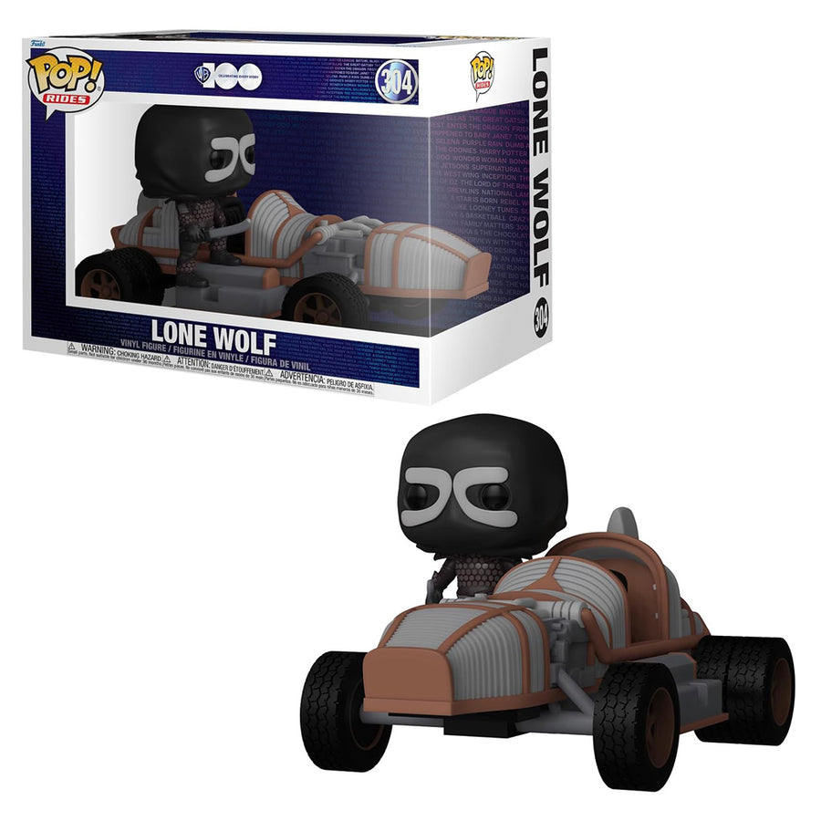 FUNKO POP RIDES WARNER BROSS 100TH ANNIVERSARY MAD MAX - LONE WOLF 304 BRINDE
