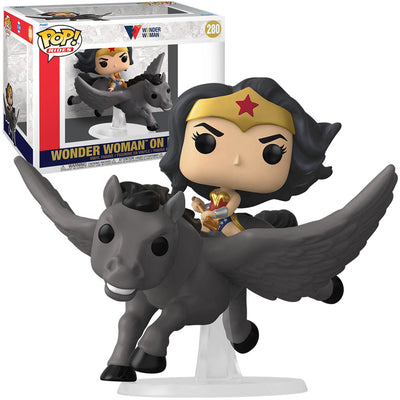 FUNKO POP RIDES WONDER WOMAN 80 YEARS - WONDER WOMAN ON PEGASUS 280 BRINDE