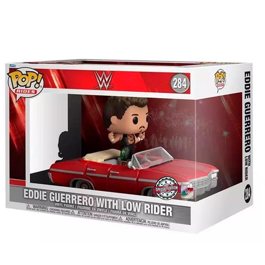 FUNKO POP RIDES WWE EXCLUSIVE - EDDIE GUERRERO W/LOW RIDER 284