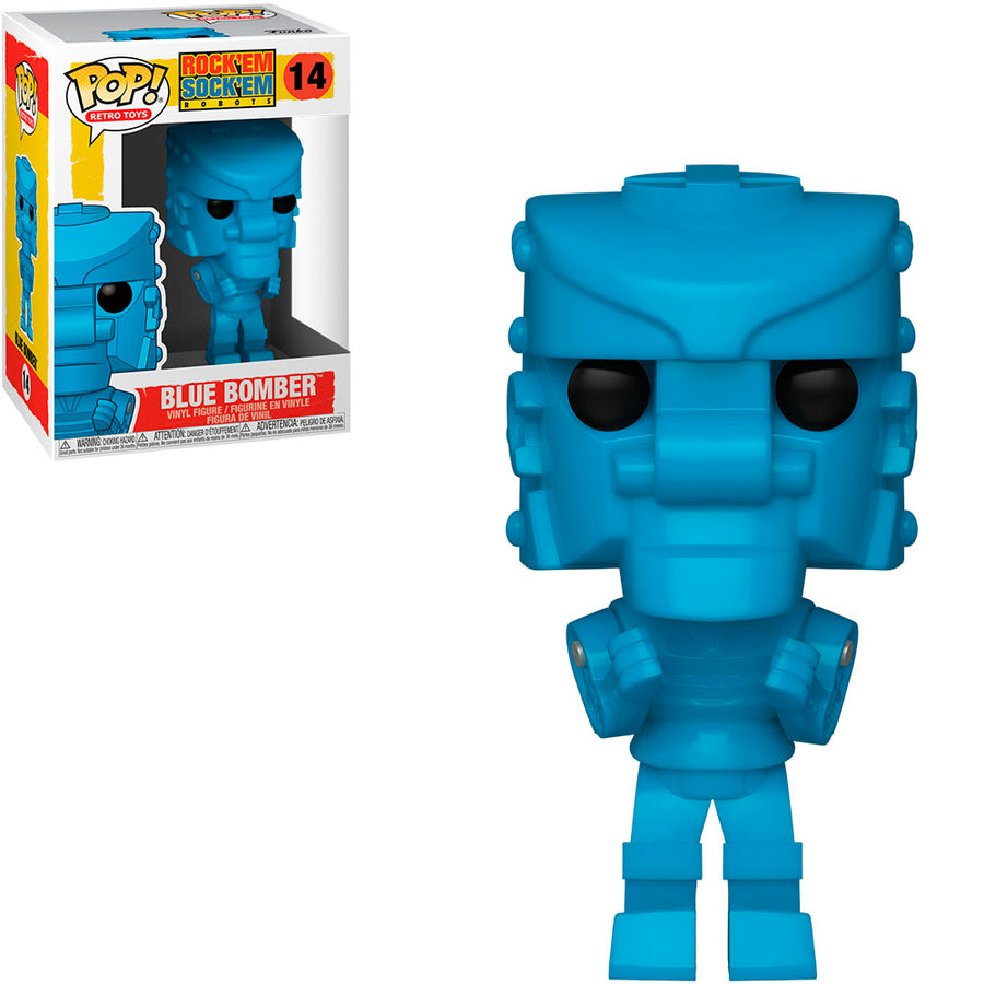 FUNKO POP ROCK'EM SOCK'EM ROBOTS - BLUE BOMBER 14 BRINDE